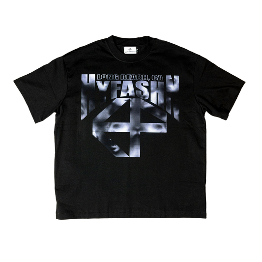 Hyfashn Psychosis Black Oversized T Shirt