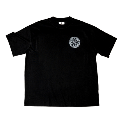 Hyfashn The Flaming Soul Black Oversized T Shirt