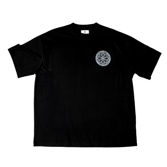 Hyfashn The Flaming Soul Black Oversized T Shirt