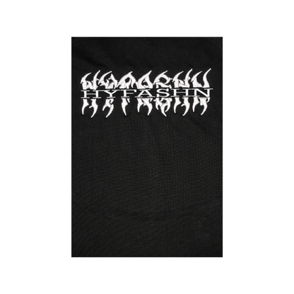 Hyfashn 7 Sins camiseta negra con logo bordado